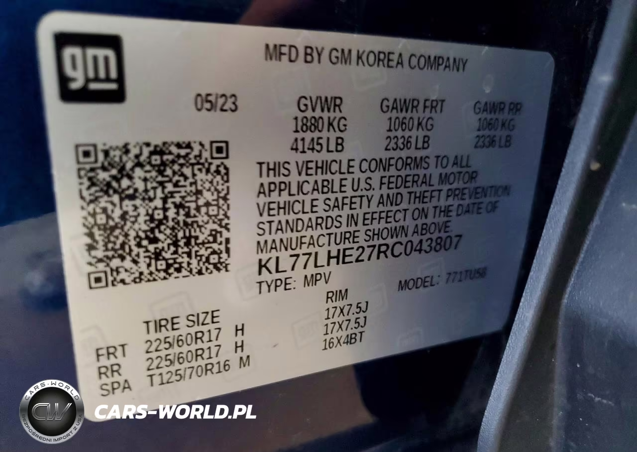 2024 Chevrolet Trax 1Lt VIN:KL77LHE27RC043807 - 13