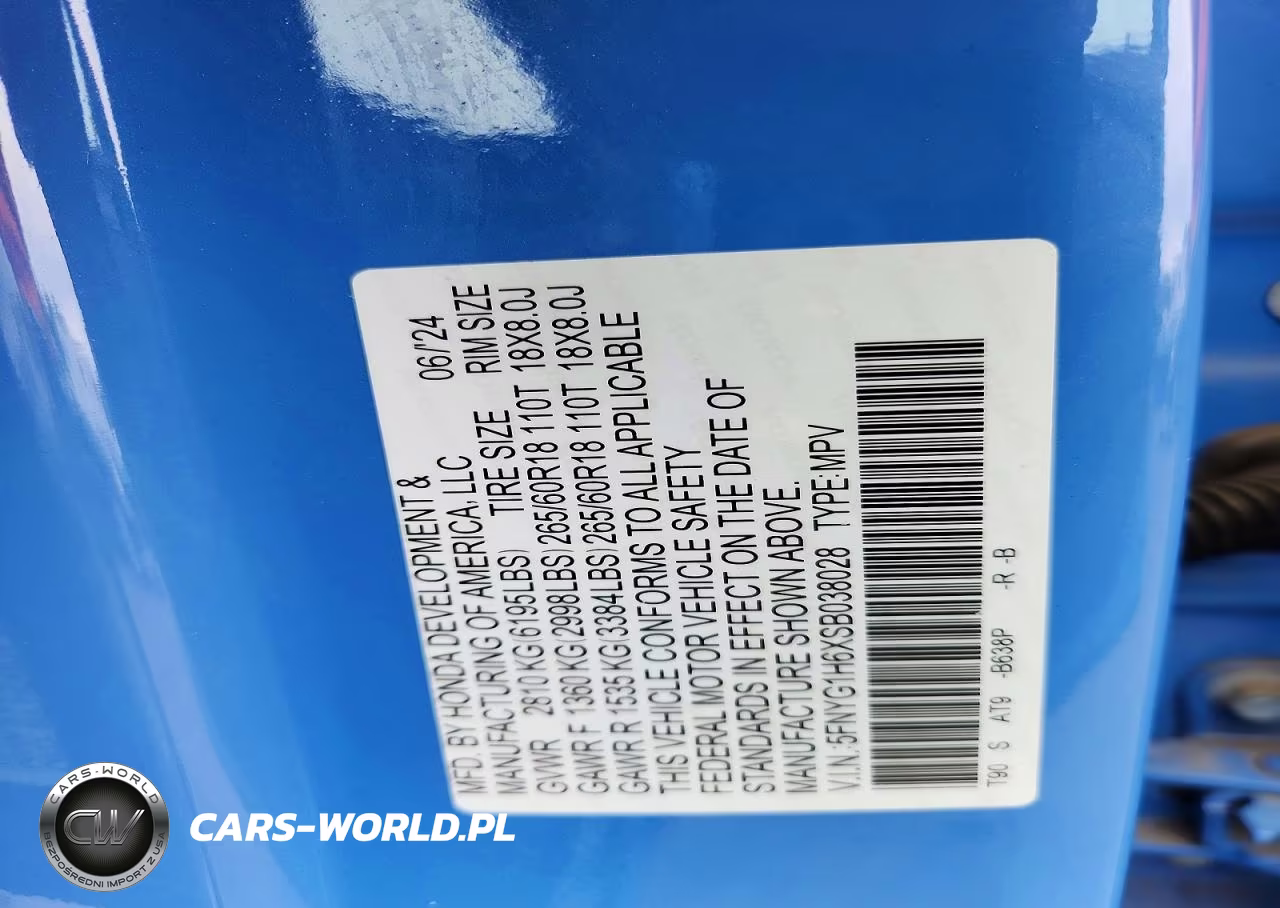 2025 Honda Pilot Trailsport VIN:5FNYG1H6XSB038028 - 13