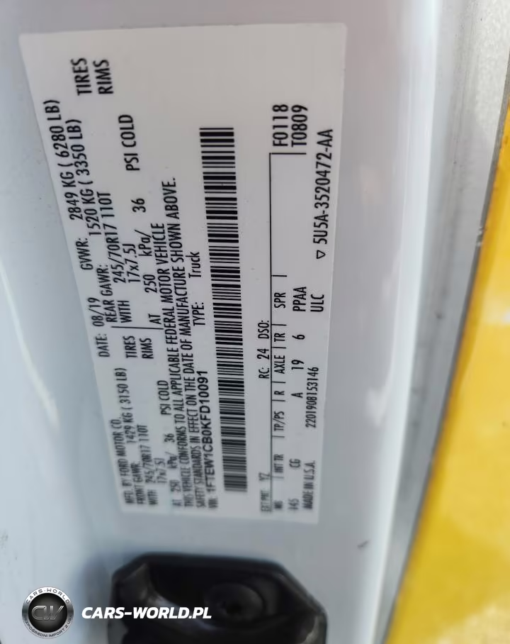2019 Ford F150 VIN:1FTEW1CB0KFD10091 - 12