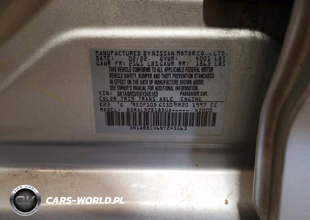 2022 Nissan Sentra Sv VIN:3N1AB8CV6NY245163 - 12