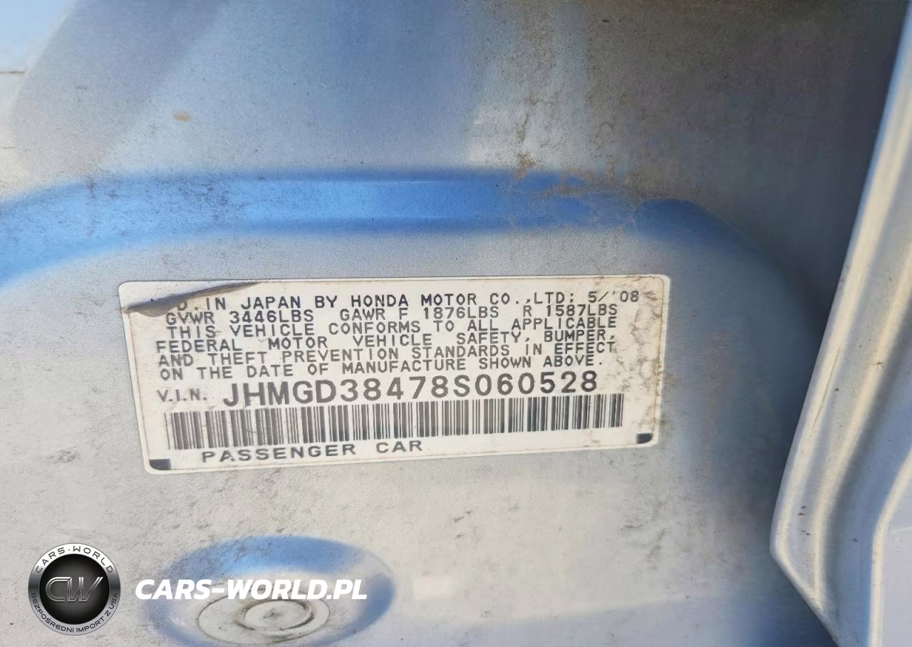2008 Honda Fit VIN:JHMGD38478S060528 - 13