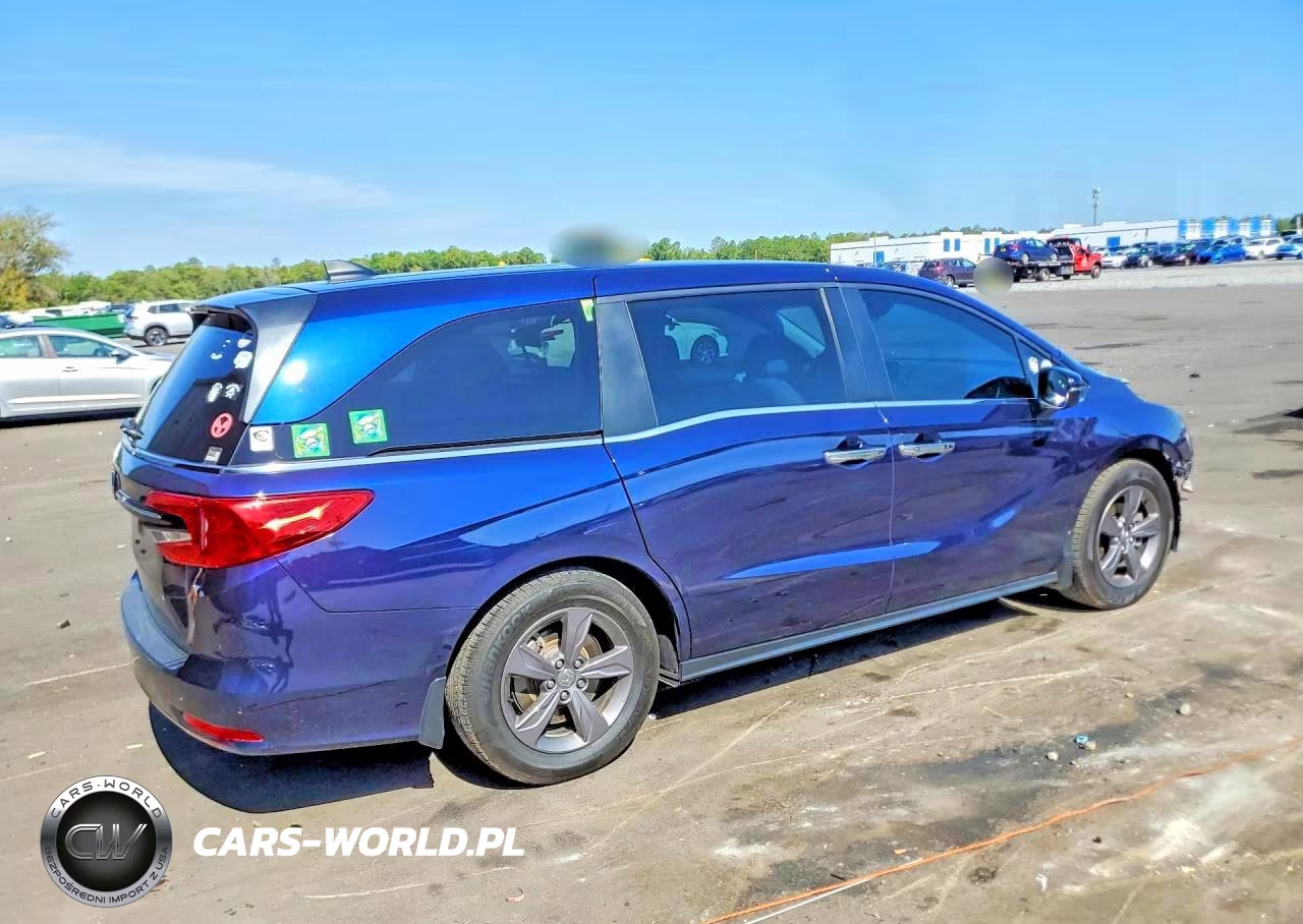 2022 Honda Odyssey Ex VIN:5FNRL6H50NB015415 - 3