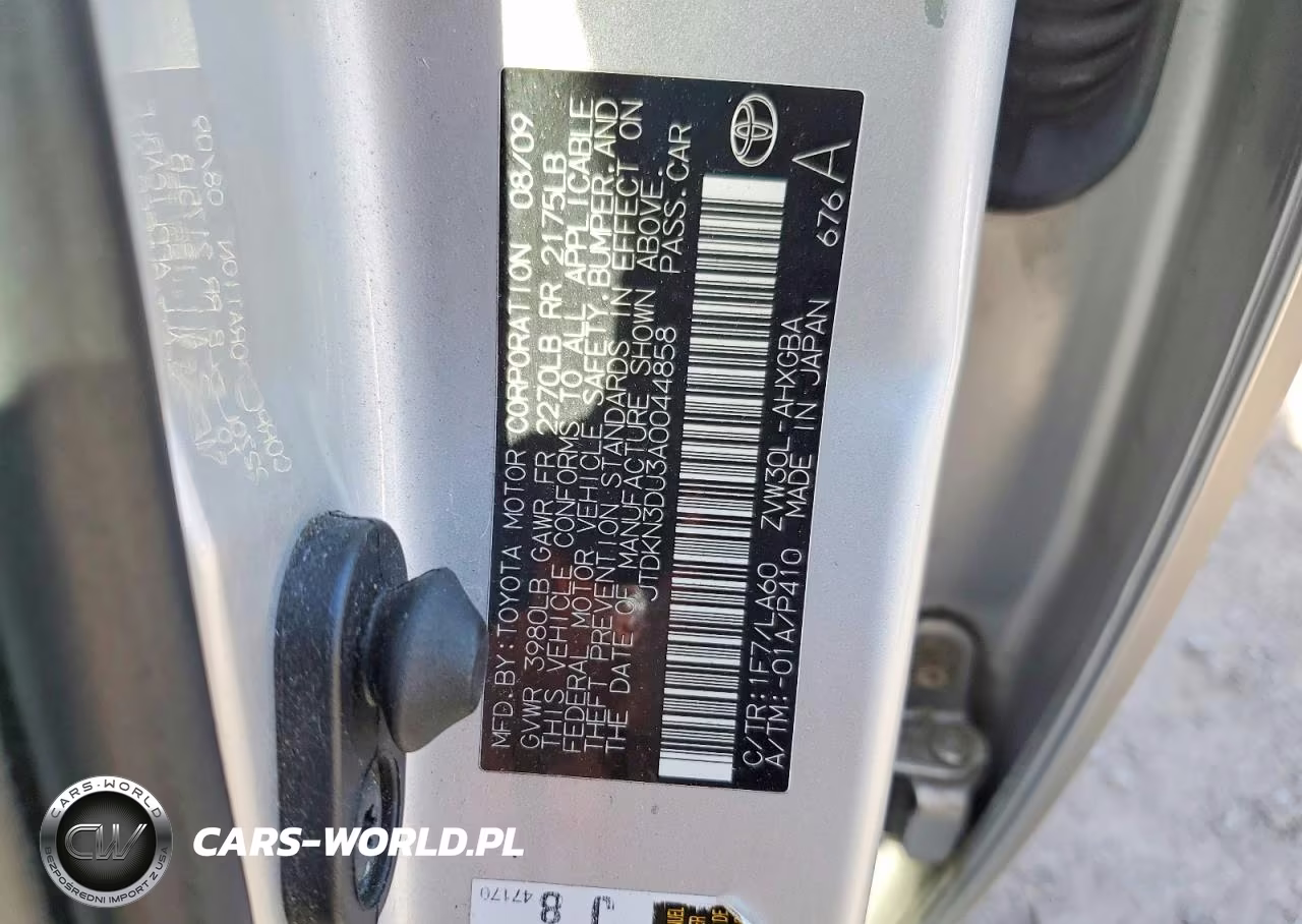 2010 Toyota Prius Iv VIN:JTDKN3DU3A0044858 - 12