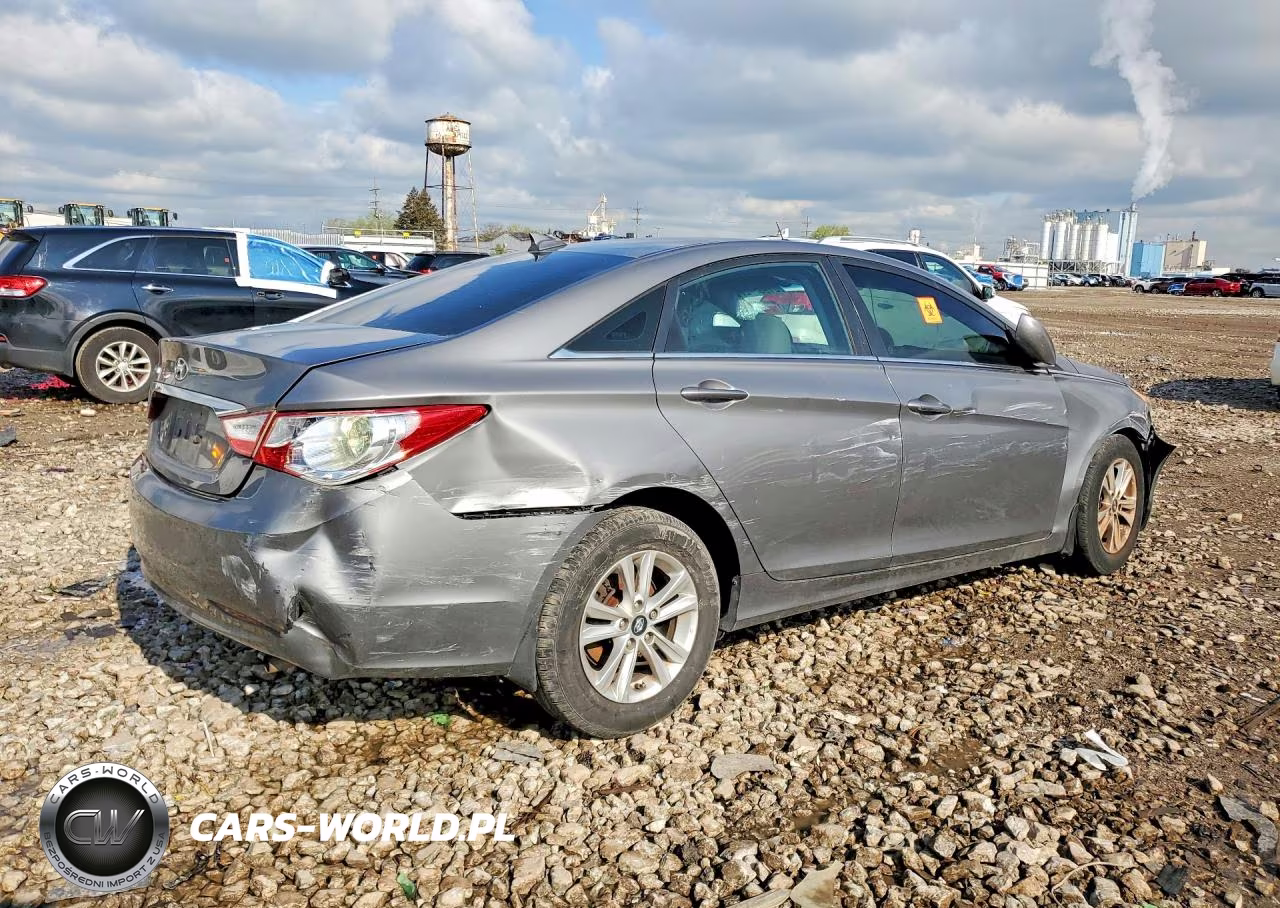 2012 Hyundai Sonata Gls VIN:5NPEB4AC6CH450551 - 3