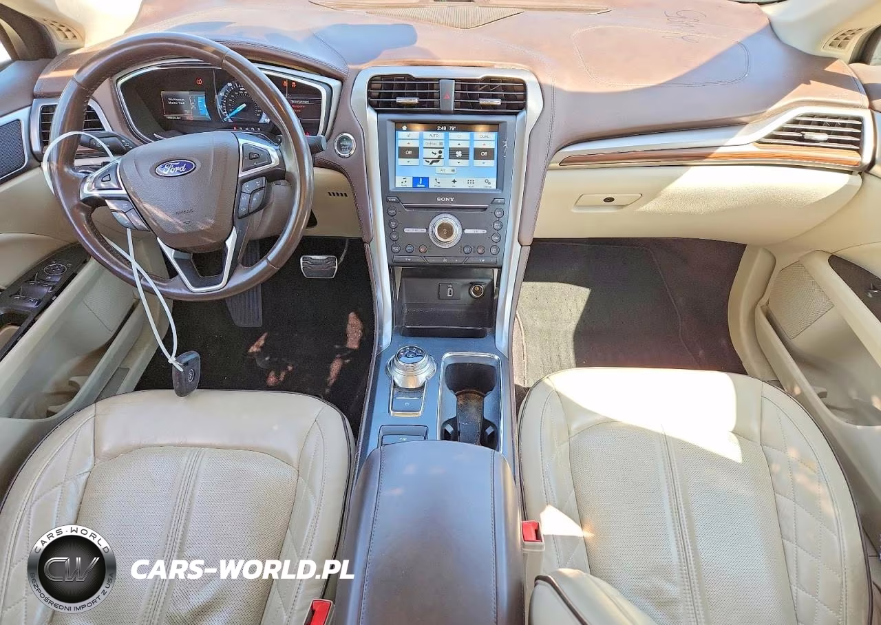 2017 Ford Fusion Titanium VIN:3FA6P0K90HR183919 - 8