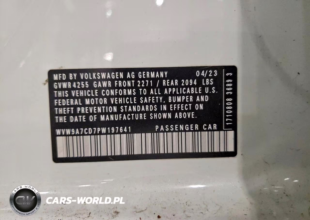 2023 Volkswagen Gti 40Th Anniversary VIN:WVW9A7CD7PW197641 - 13