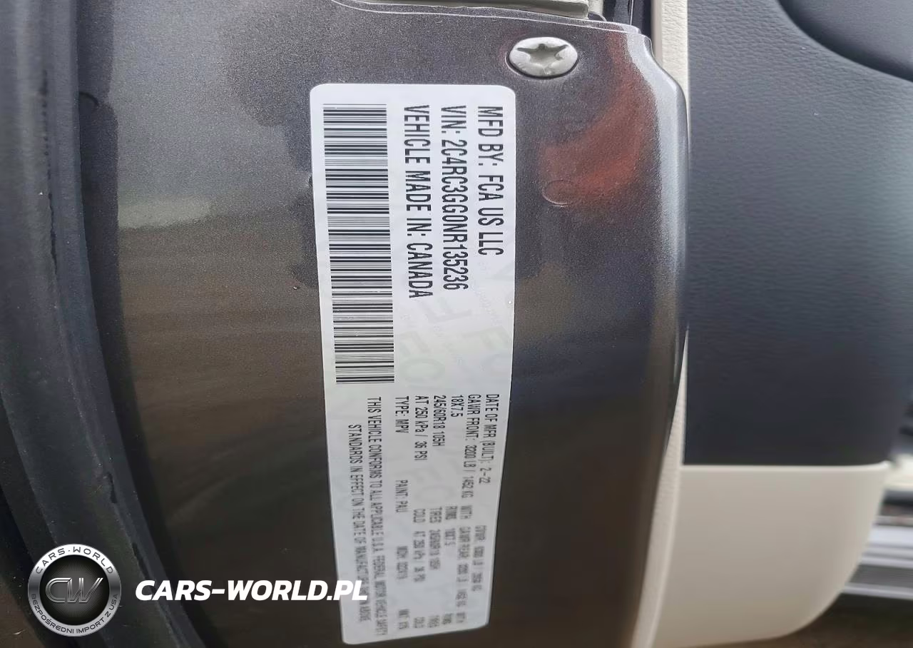 2022 Chrysler Pacifica Limited VIN:2C4RC3GG0NR135236 - 13