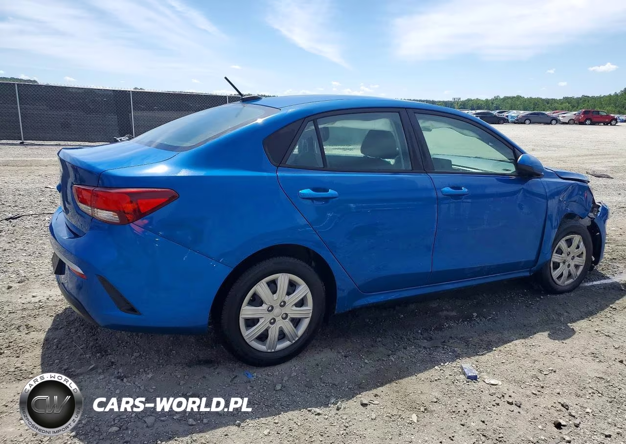 2022 Kia Rio S VIN:3KPA24AD8NE438495 - 3