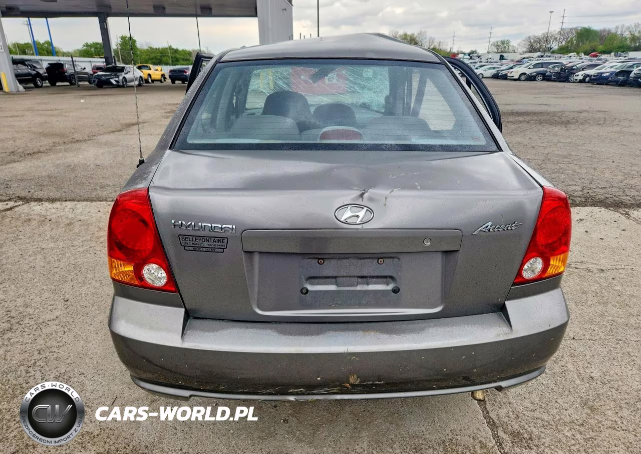 2005 Hyundai Accent Gl VIN:KMHCG45C45U613835 - 6