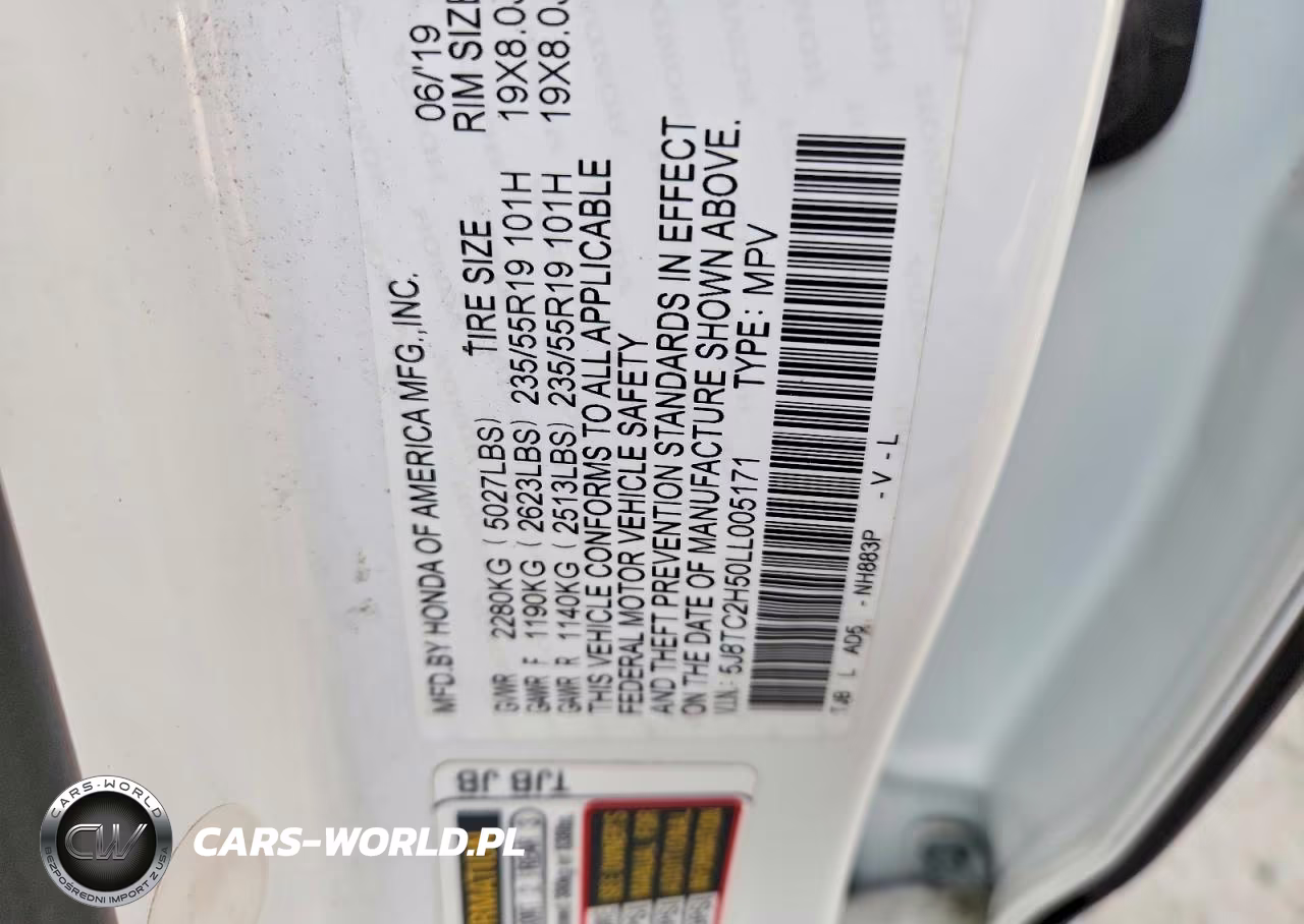2020 Acura Rdx Technology VIN:5J8TC2H50LL005171 - 13