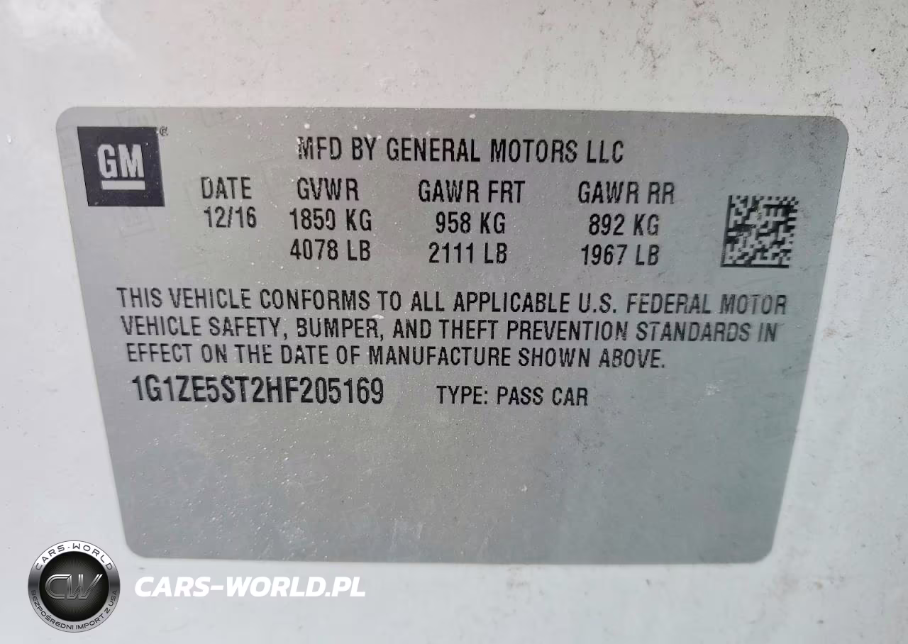 2017 Chevrolet Malibu Lt VIN:1G1ZE5ST2HF205169 - 12