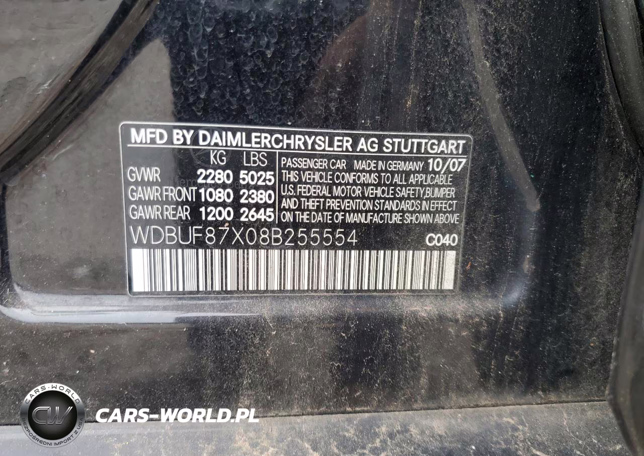 2008 Mercedes-Benz E 350 4Matic VIN:WDBUF87X08B255554 - 13