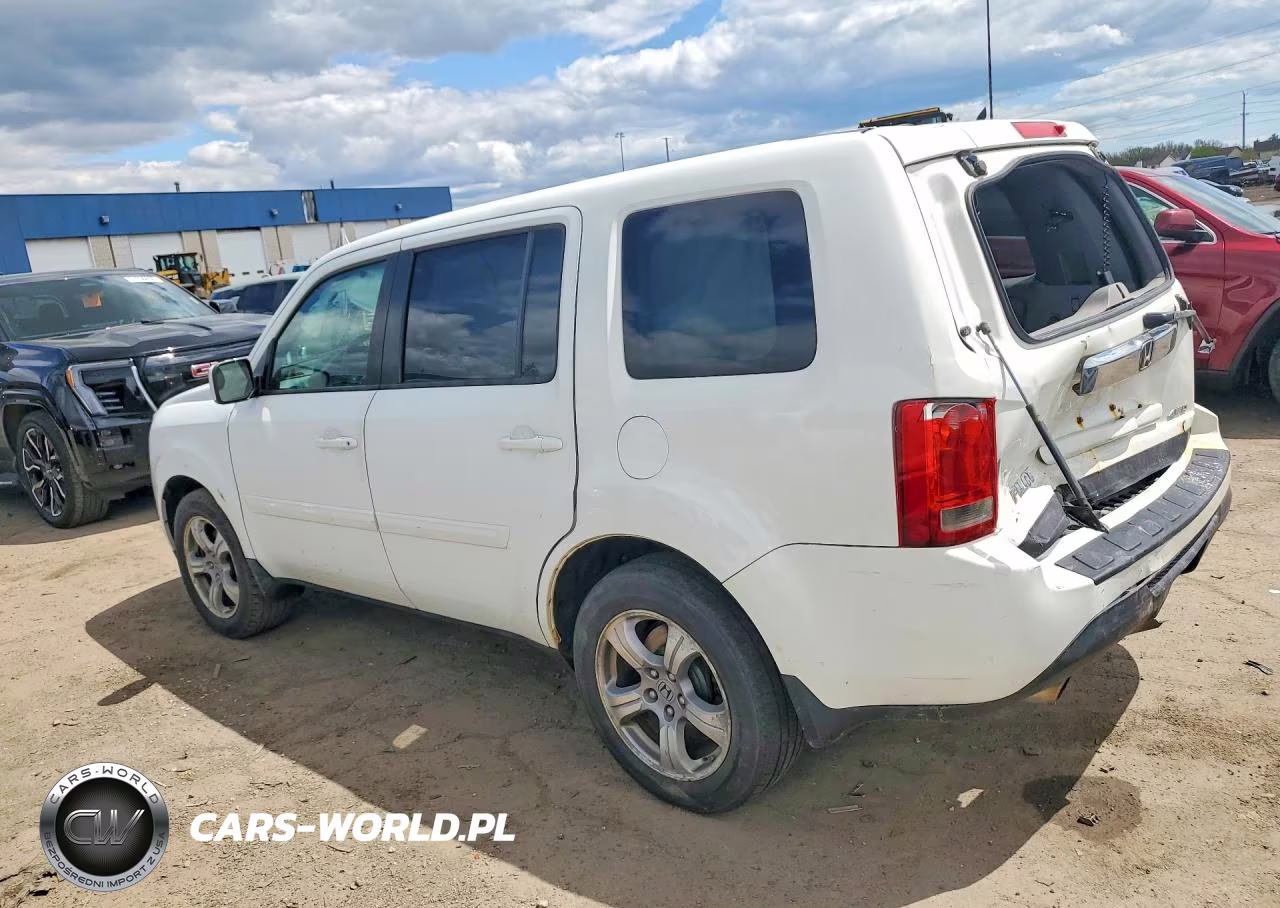 2012 Honda Pilot Exl VIN:5FNYF4H58CB036212 - 2
