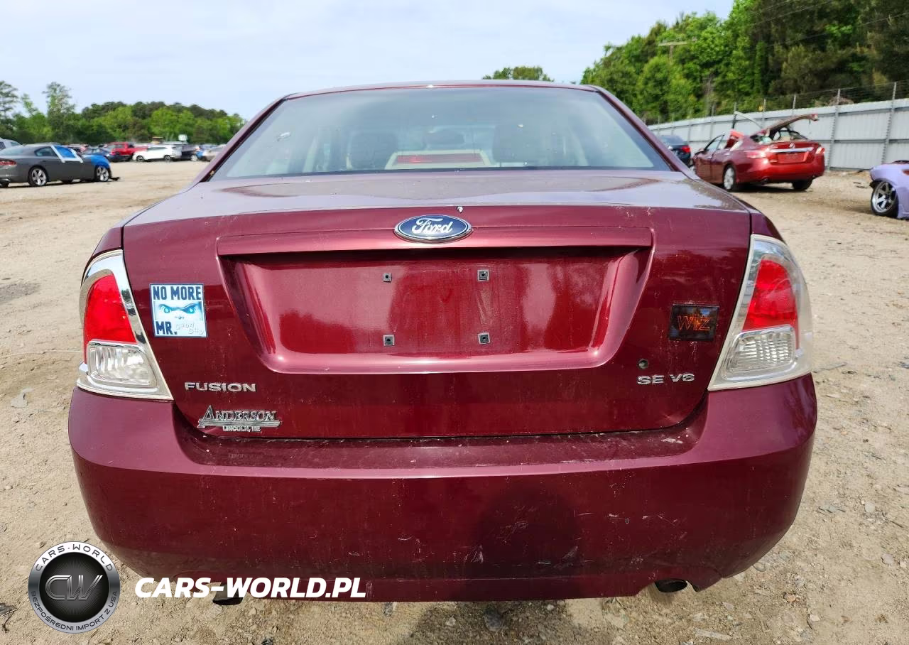 2006 Ford Fusion Se VIN:3FAFP07126R208321 - 6