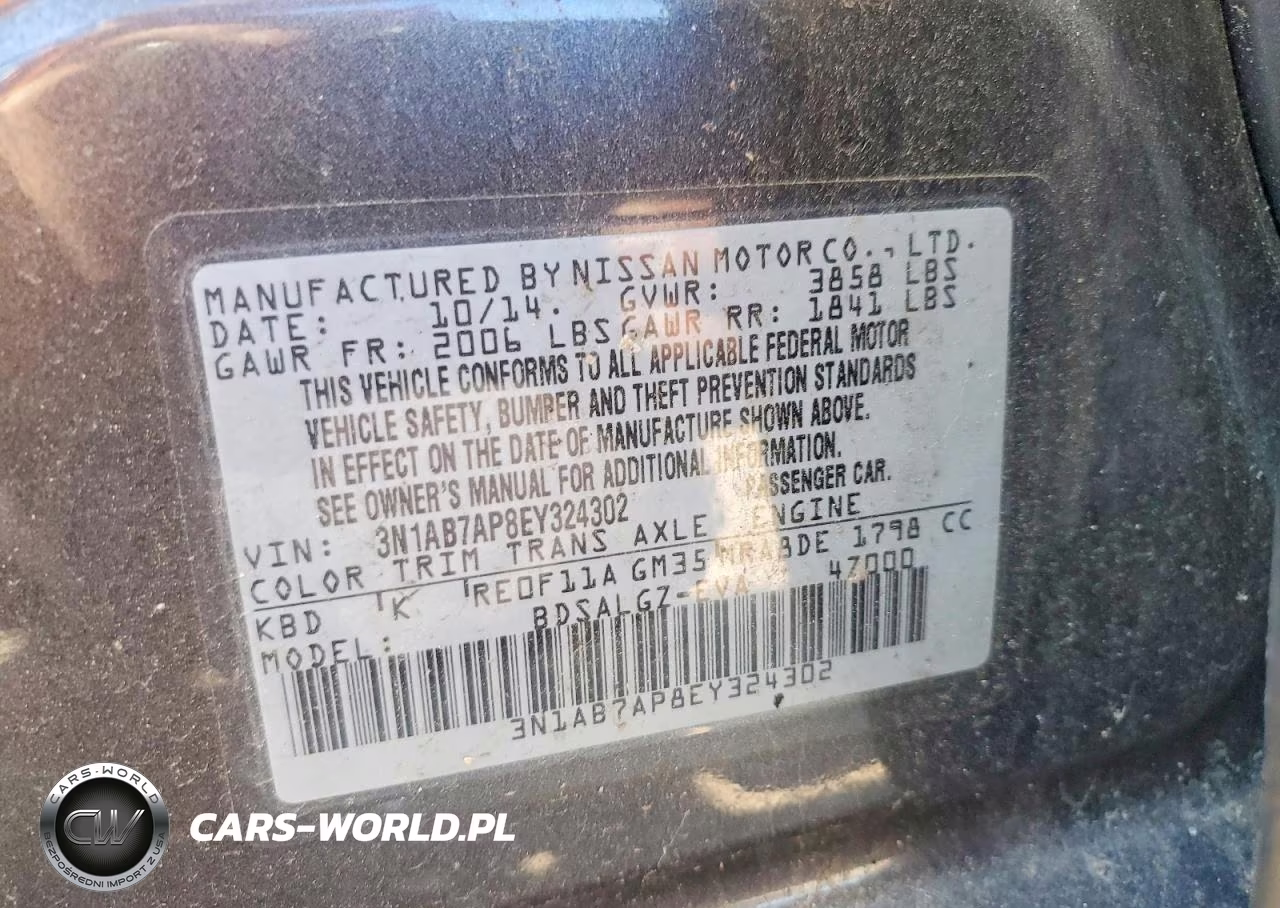 2014 Nissan Sentra S VIN:3N1AB7AP8EY324302 - 12