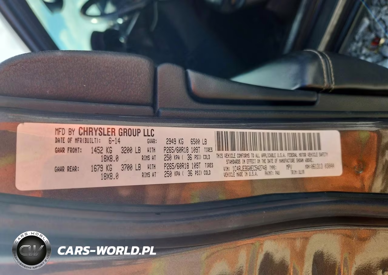 2014 Jeep Grand Cherokee Limited VIN:1C4RJEBG0EC542748 - 13