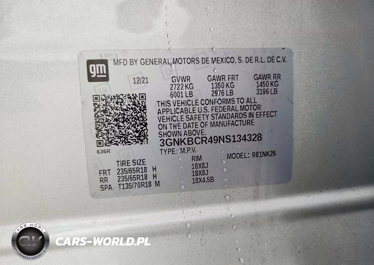 2022 Chevrolet Blazer 2Lt VIN:3GNKBCR49NS134328 - 13