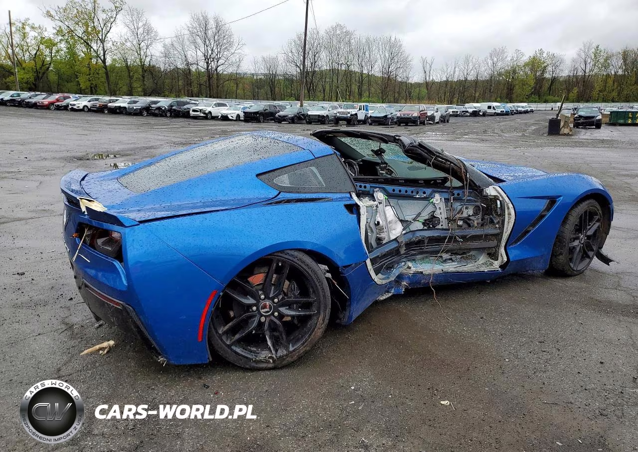 2014 Chevrolet Corvette Stingray Z51 2Lt VIN:1G1YJ2D79E5100698 - 3