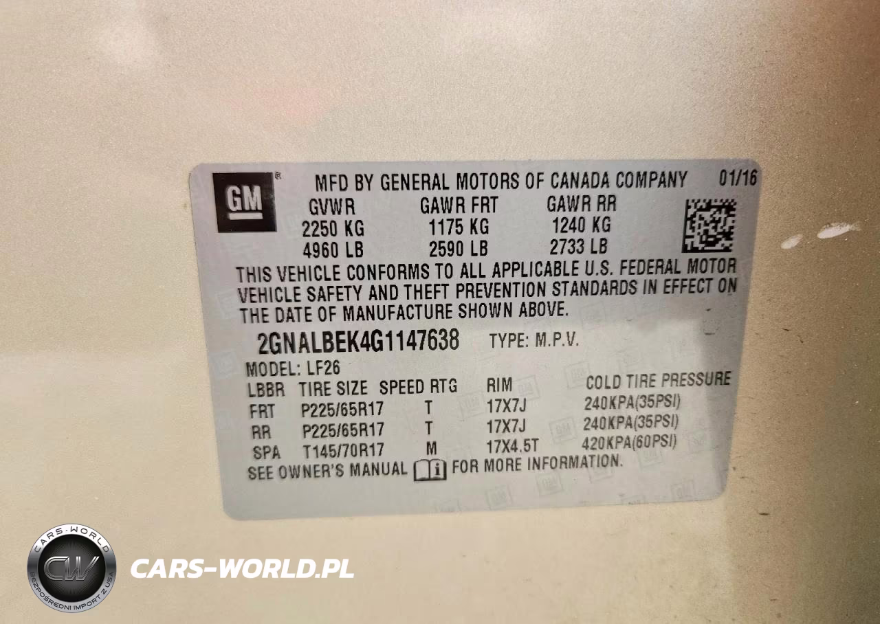 2016 Chevrolet Equinox Ls VIN:2GNALBEK4G1147638 - 13