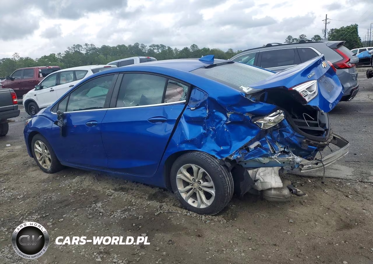 2019 Chevrolet Cruze Lt VIN:1G1BE5SM2K7100434 - 2