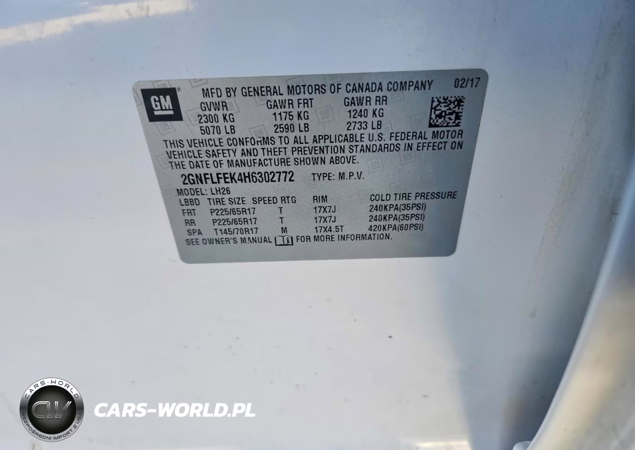 2017 Chevrolet Equinox Lt VIN:2GNFLFEK4H6302772 - 13