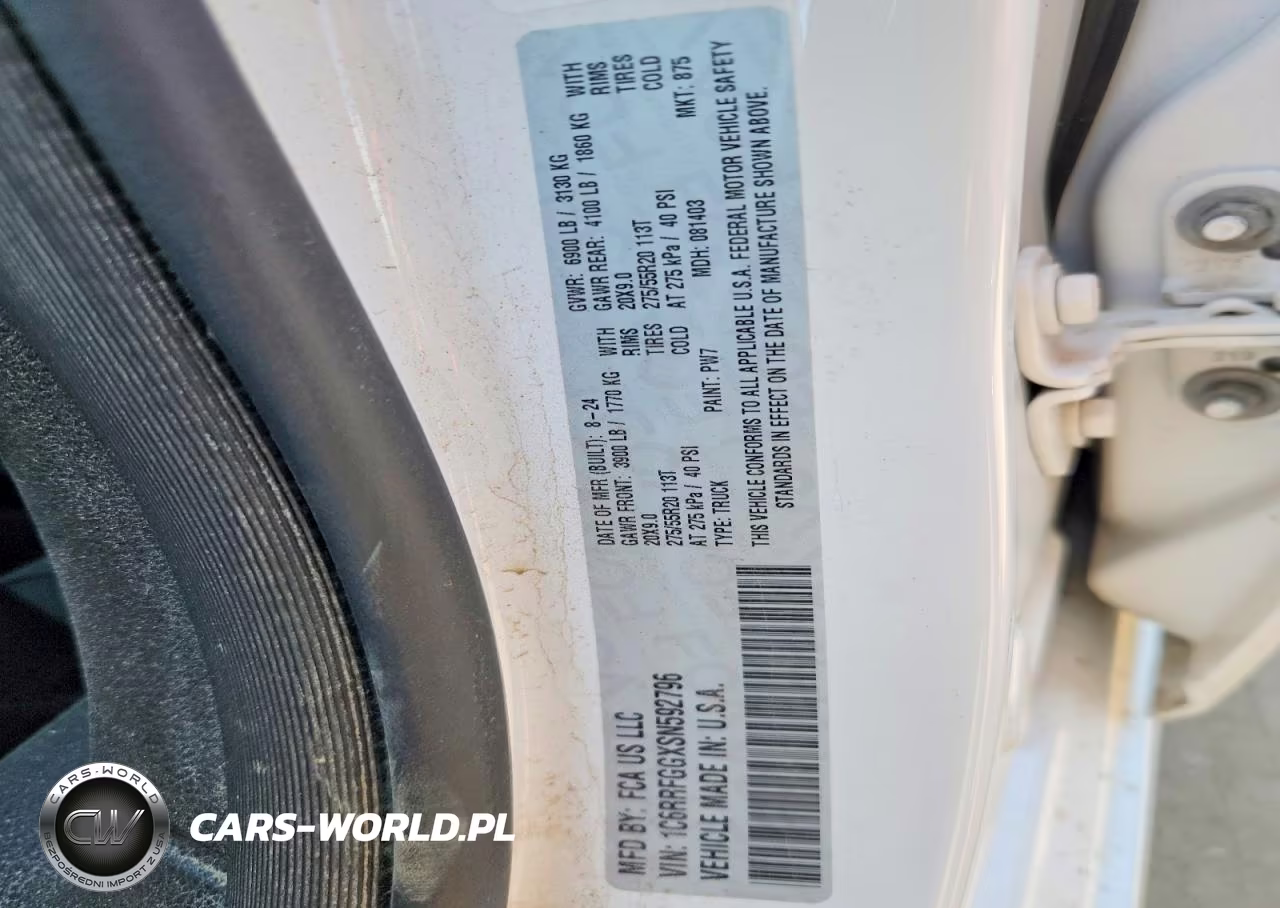 2025 Ram 1500 Tradesman VIN:1C6RRFGGXSN592796 - 12