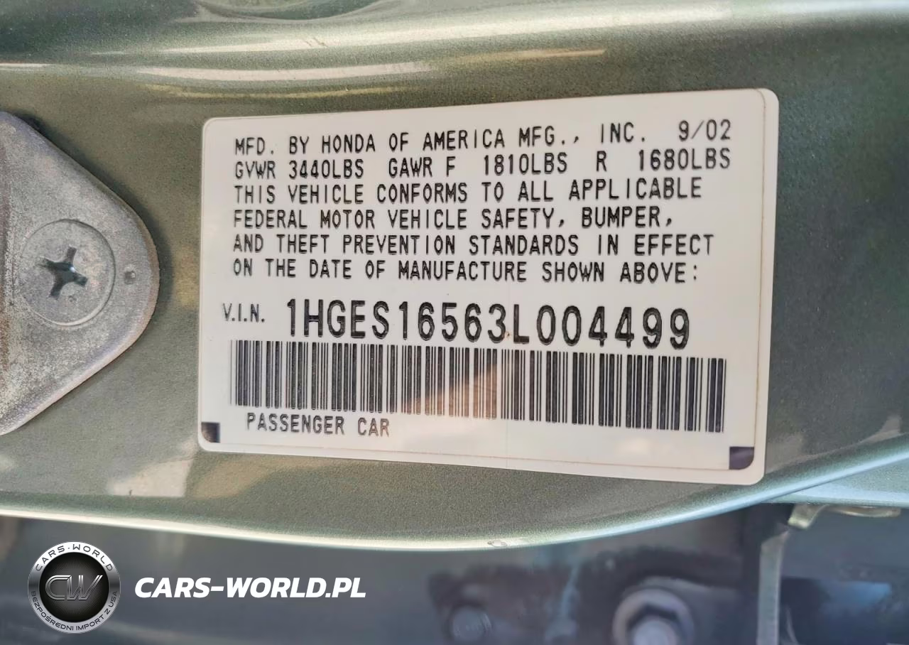 2003 Honda Civic Lx VIN:1HGES16563L004499 - 12