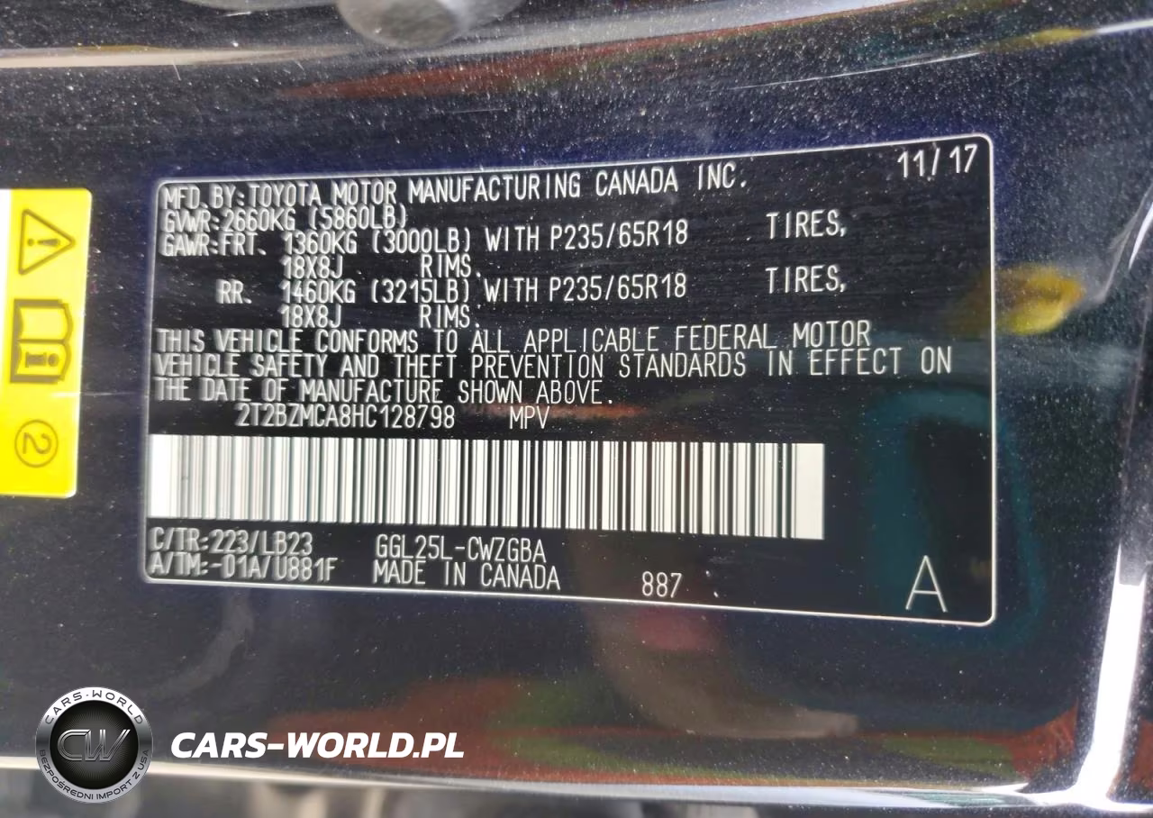 2017 Lexus Rx 350 Base VIN:2T2BZMCA8HC128798 - 13