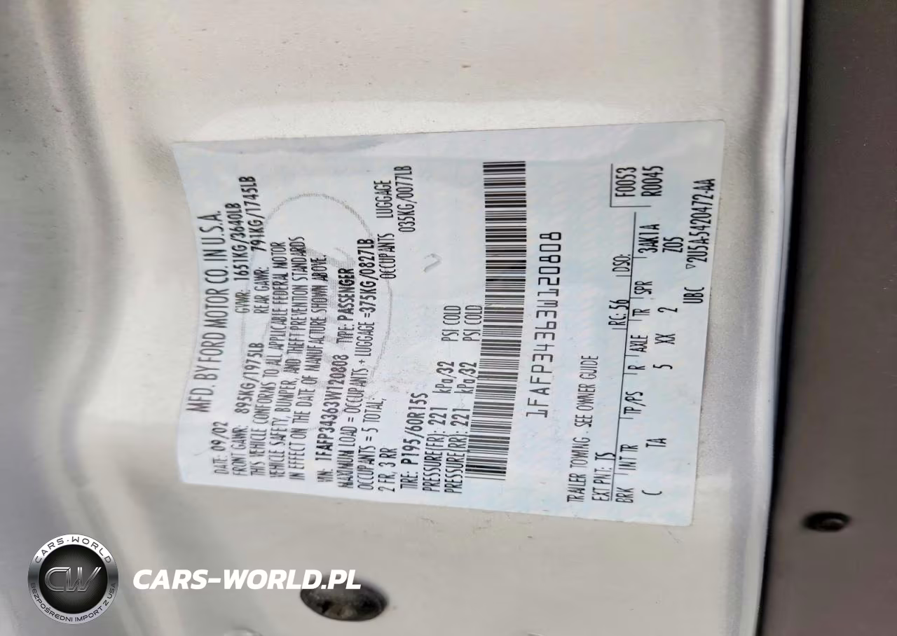 2003 Ford Focus Se Comfort VIN:1FAFP34363W120808 - 12