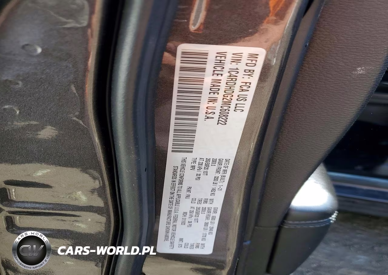 2021 Dodge Durango Gt VIN:1C4RDHDG2MC608222 - 12