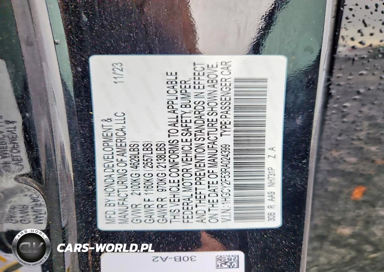 2024 Honda Accord Hybrid Sport VIN:1HGCY2F53RA024399 - 12