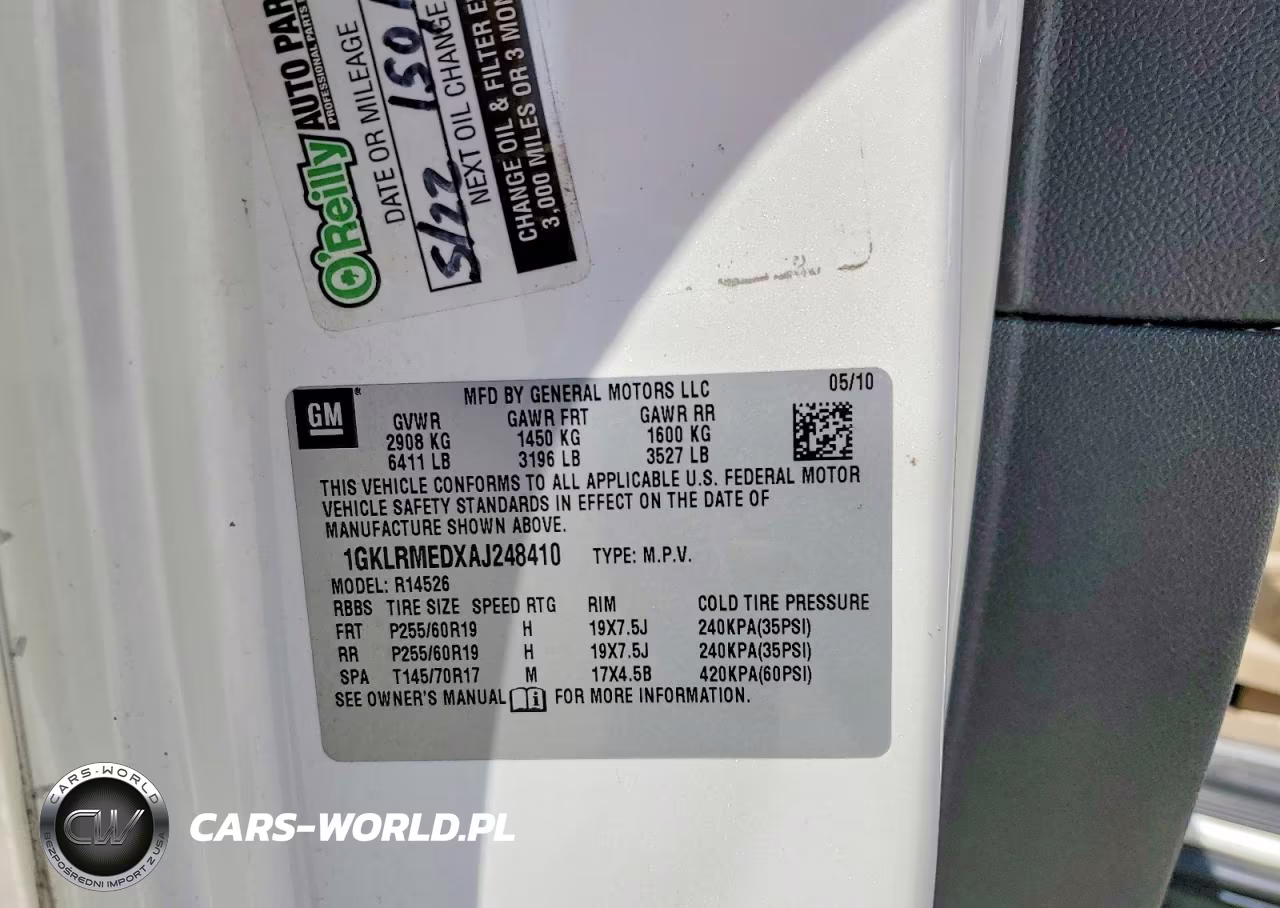 2010 GMC Acadia Slt-1 VIN:1GKLRMEDXAJ248410 - 13