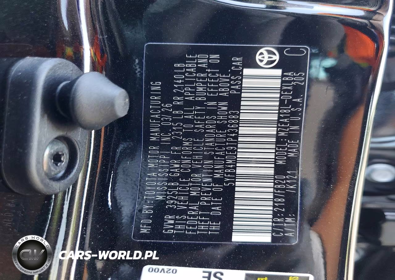 2026 Toyota Corolla Le VIN:5YFB4MDE9TP436883 - 12