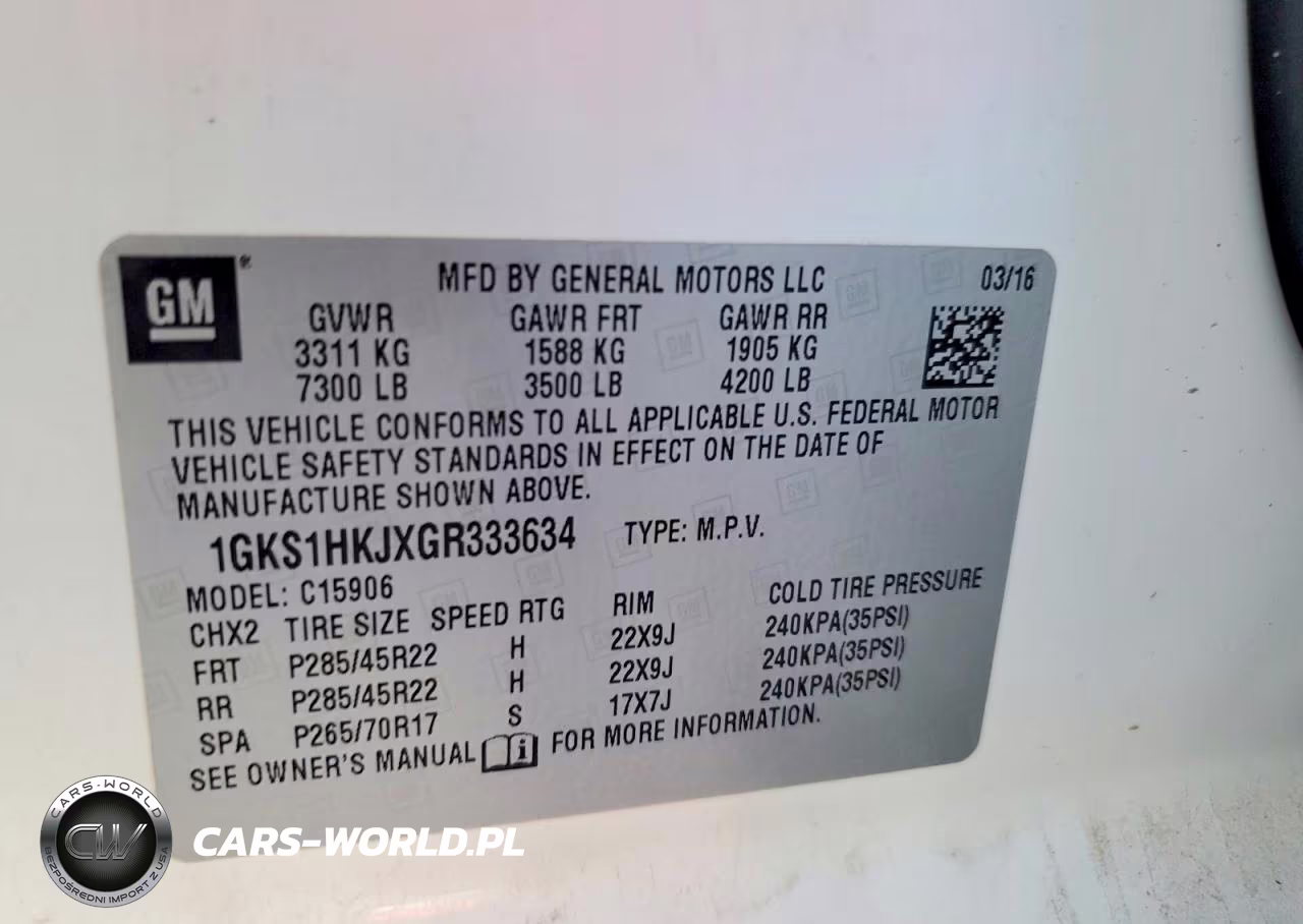 2016 GMC Yukon Xl Denali VIN:1GKS1HKJXGR333634 - 14