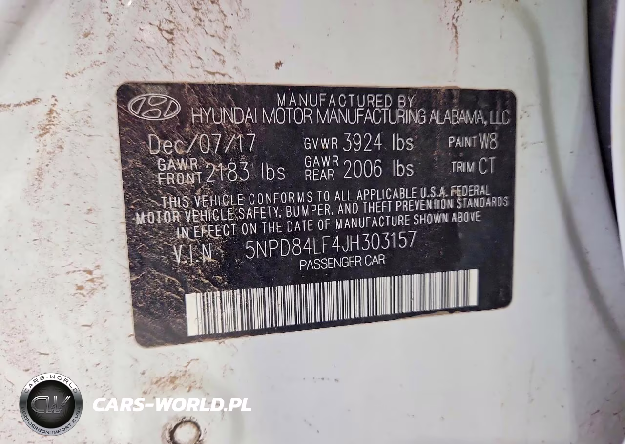 2018 Hyundai Elantra Sel VIN:5NPD84LF4JH303157 - 12