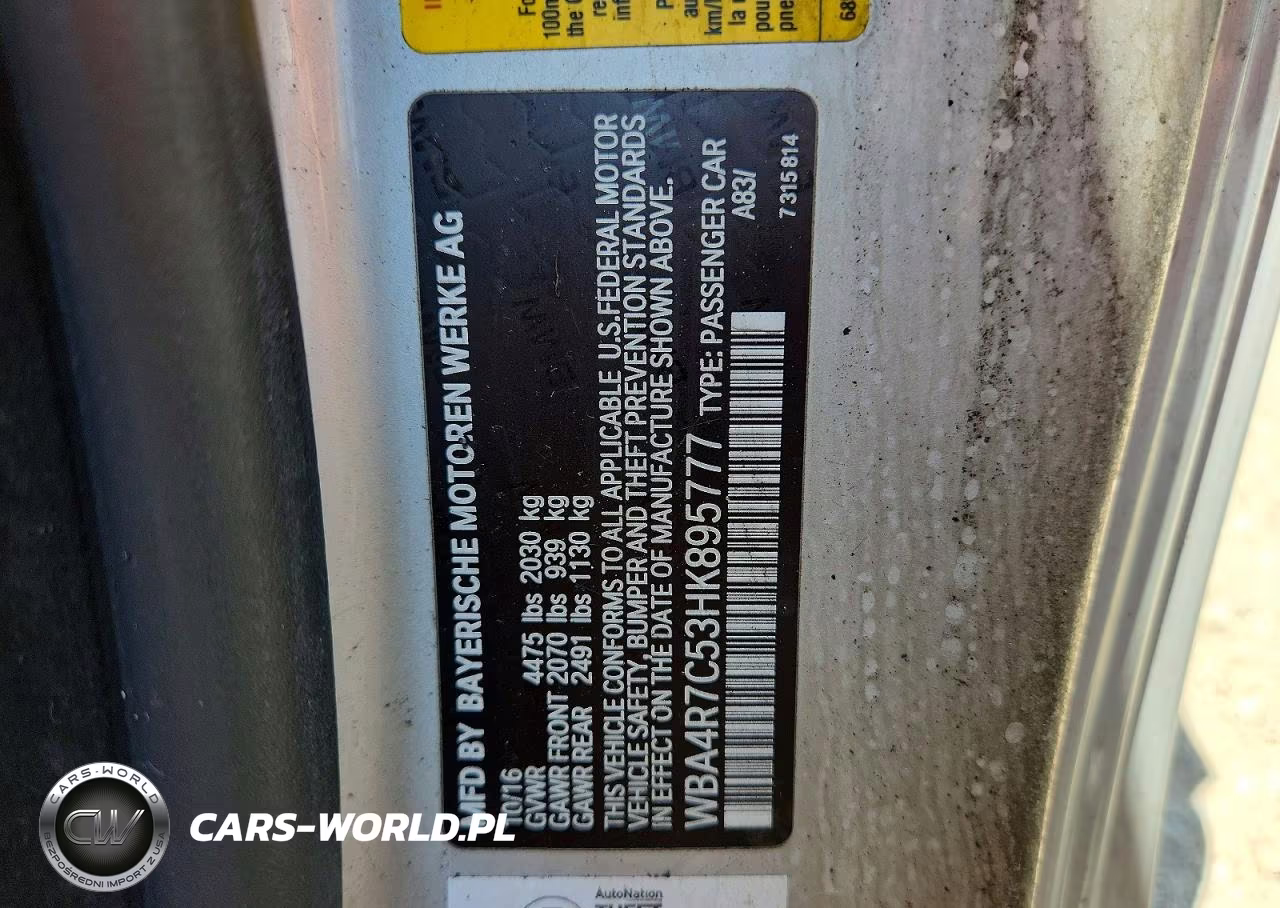 2017 BMW 430I VIN:WBA4R7C53HK895777 - 12