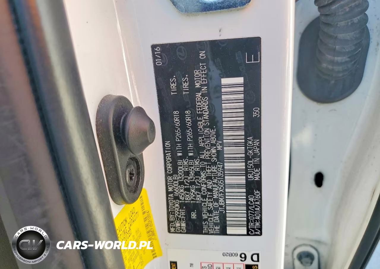 2016 Lexus Gx 460 VIN:JTJBM7FX5G5135947 - 13