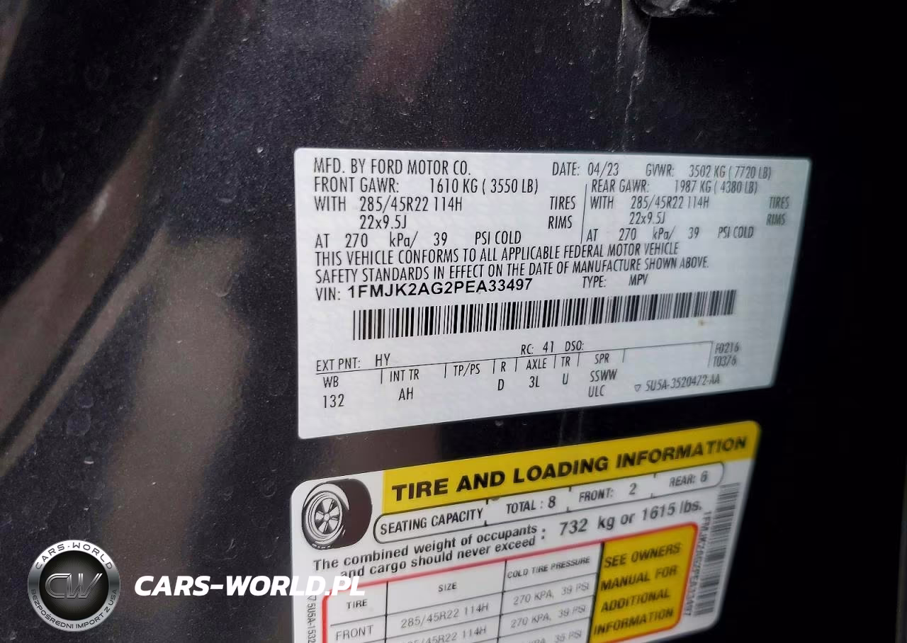 2023 Ford Expedition Max Limited VIN:1FMJK2AG2PEA33497 - 13