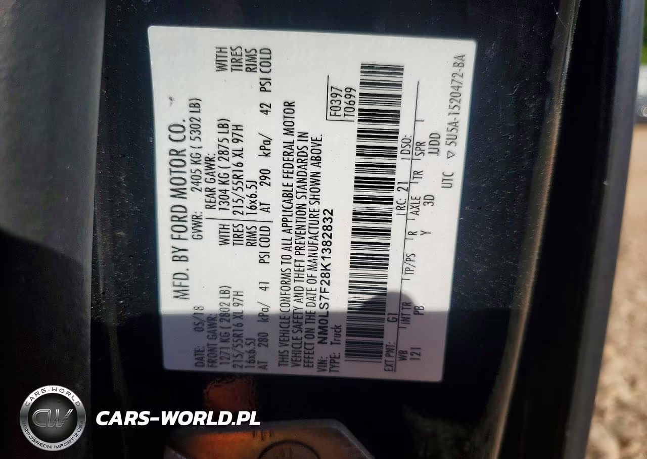 2019 Ford Transit Connect Xlt VIN:NM0LS7F28K1382832 - 13