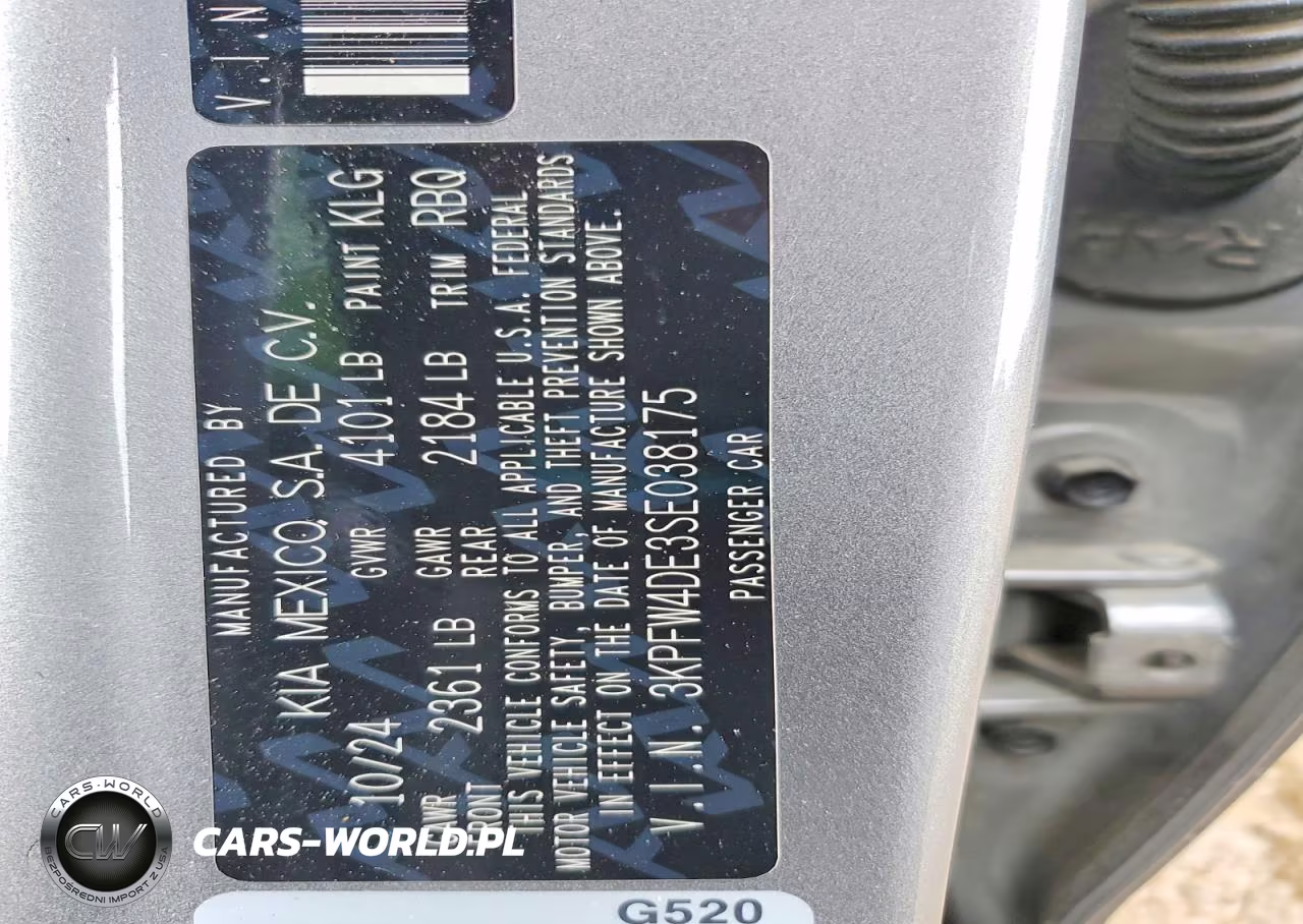 2025 Kia K4 Gt Line VIN:3KPFW4DE3SE038175 - 12