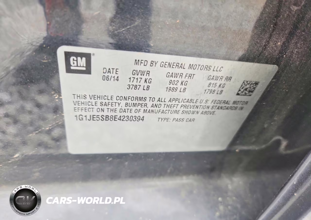 2014 Chevrolet Sonic Ltz VIN:1G1JE5SB8E4230394 - 12