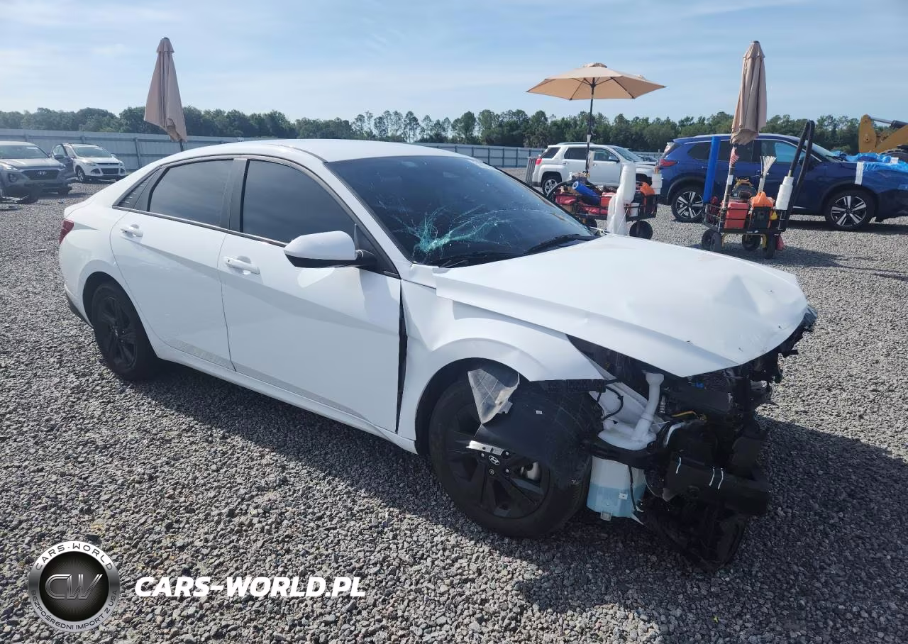 2023 Hyundai Elantra Blue VIN:KMHLM4AJ3PU040362 - 4