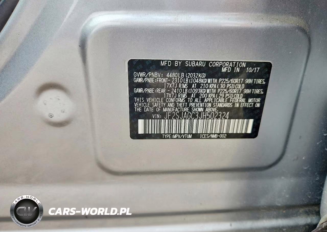 2018 Subaru Forester 2.5I Premium VIN:JF2SJAGC3JH502324 - 13