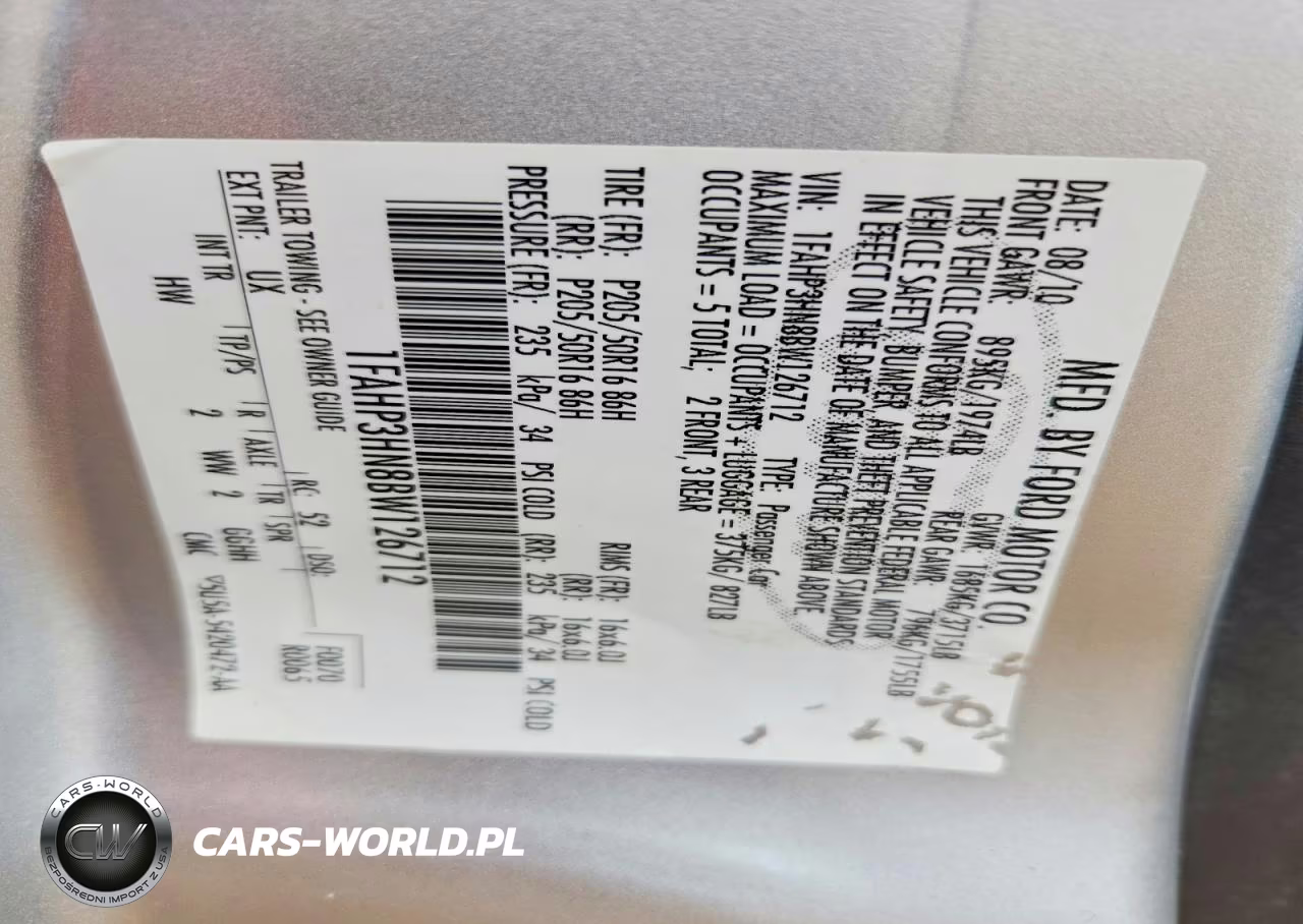2011 Ford Focus Sel VIN:1FAHP3HN8BW126712 - 12