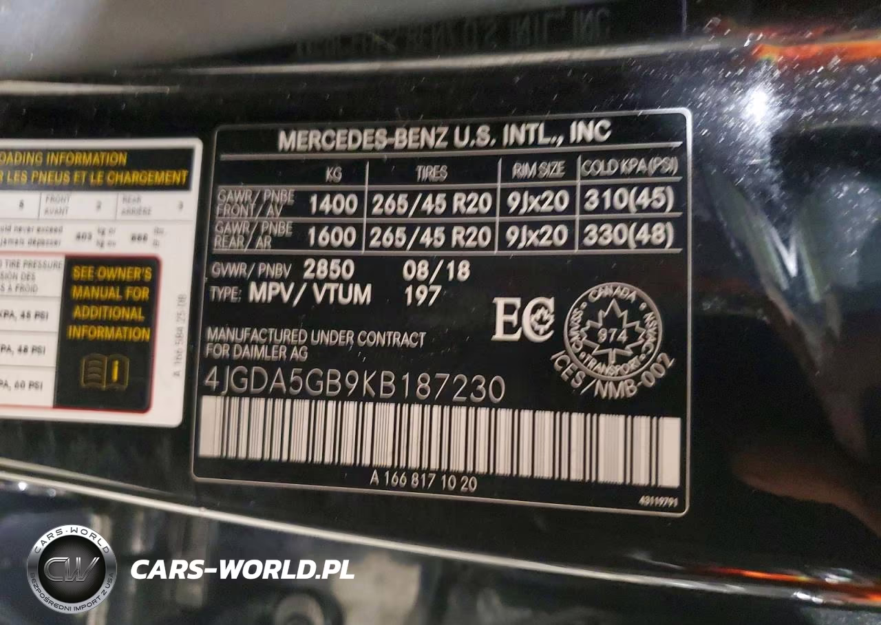 2019 Mercedes-Benz Gle 400 4Matic VIN:4JGDA5GB9KB187230 - 14