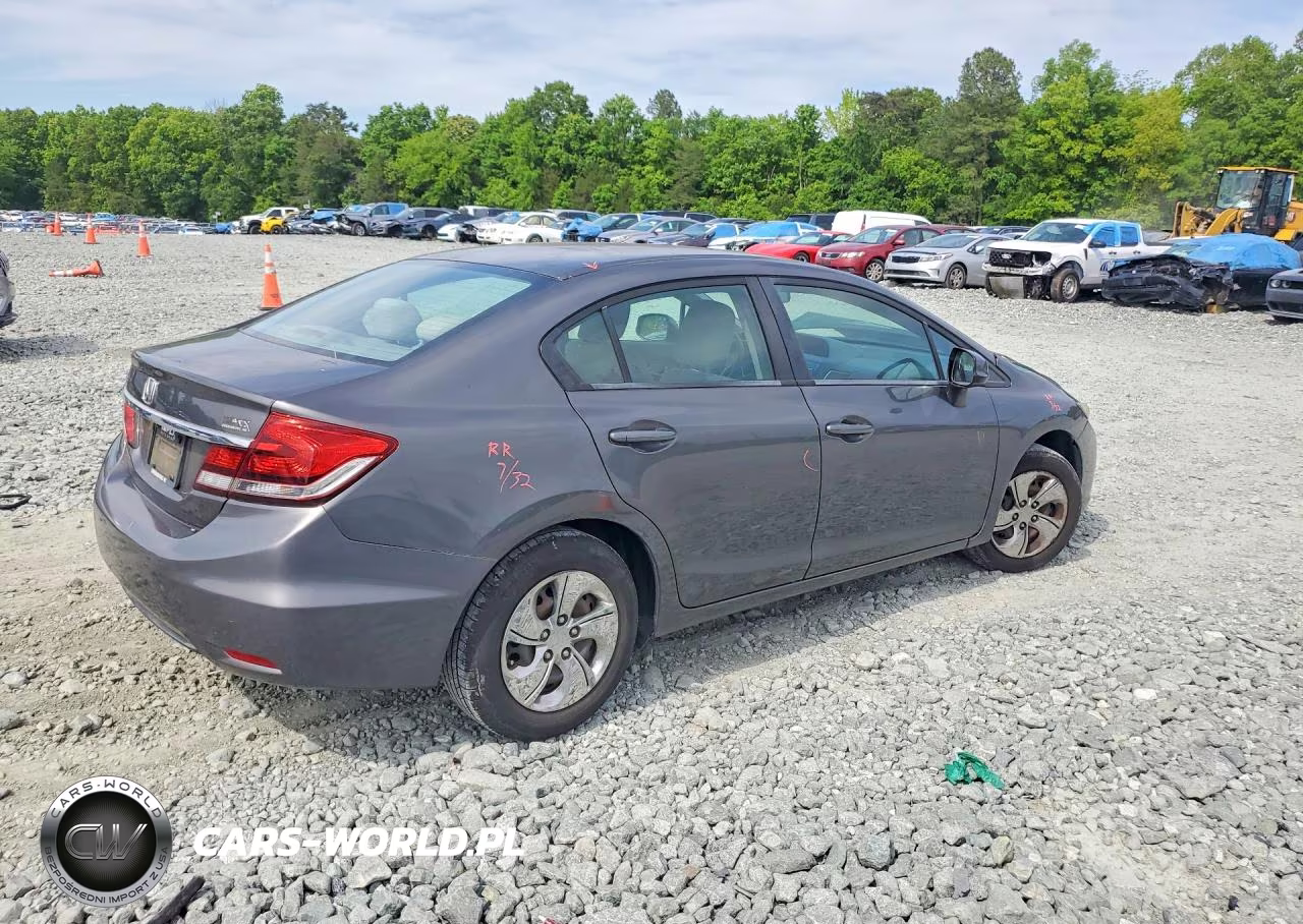 2013 Honda Civic Lx VIN:2HGFB2F58DH575176 - 3