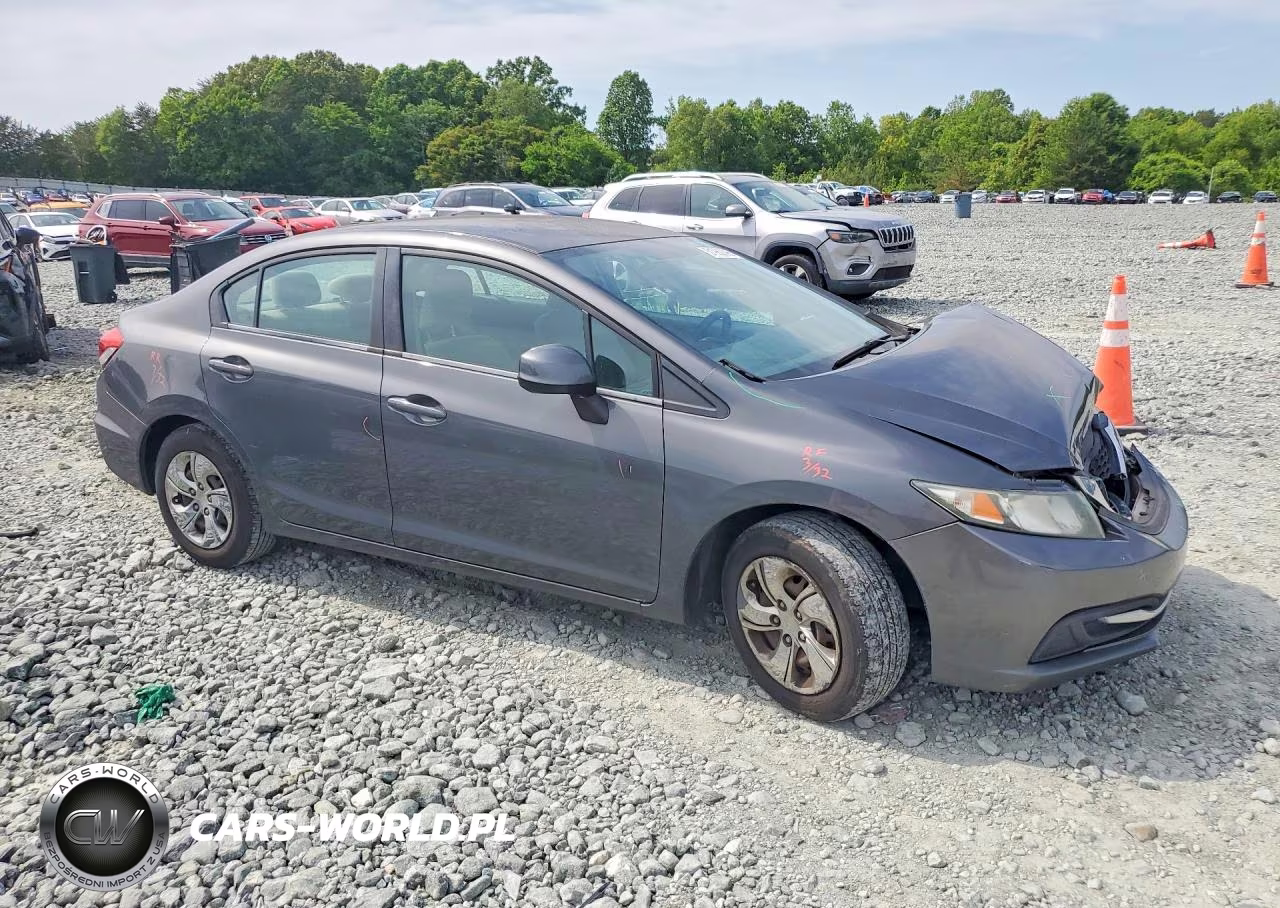 2013 Honda Civic Lx VIN:2HGFB2F58DH575176 - 4