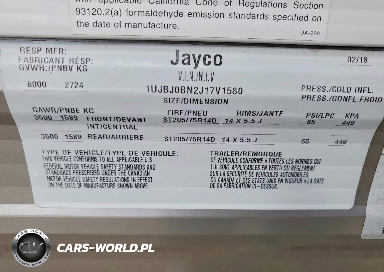 2018 Jayco Jay Flight Slx Camper VIN:1UJBJ0BN2J17V1580 - 10