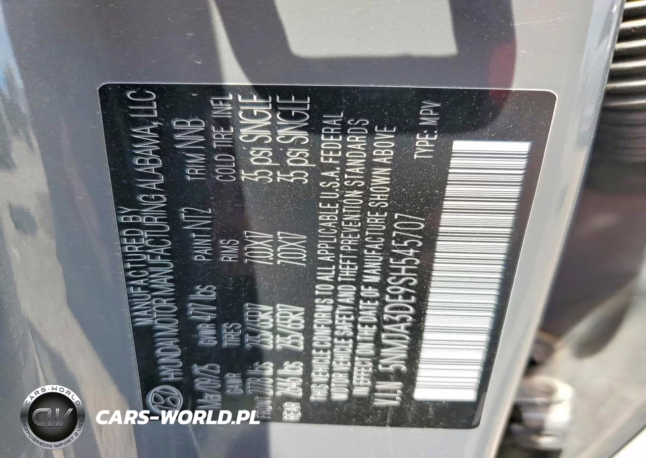 2025 Hyundai Tucson Se VIN:5NMJA3DE9SH545707 - 13