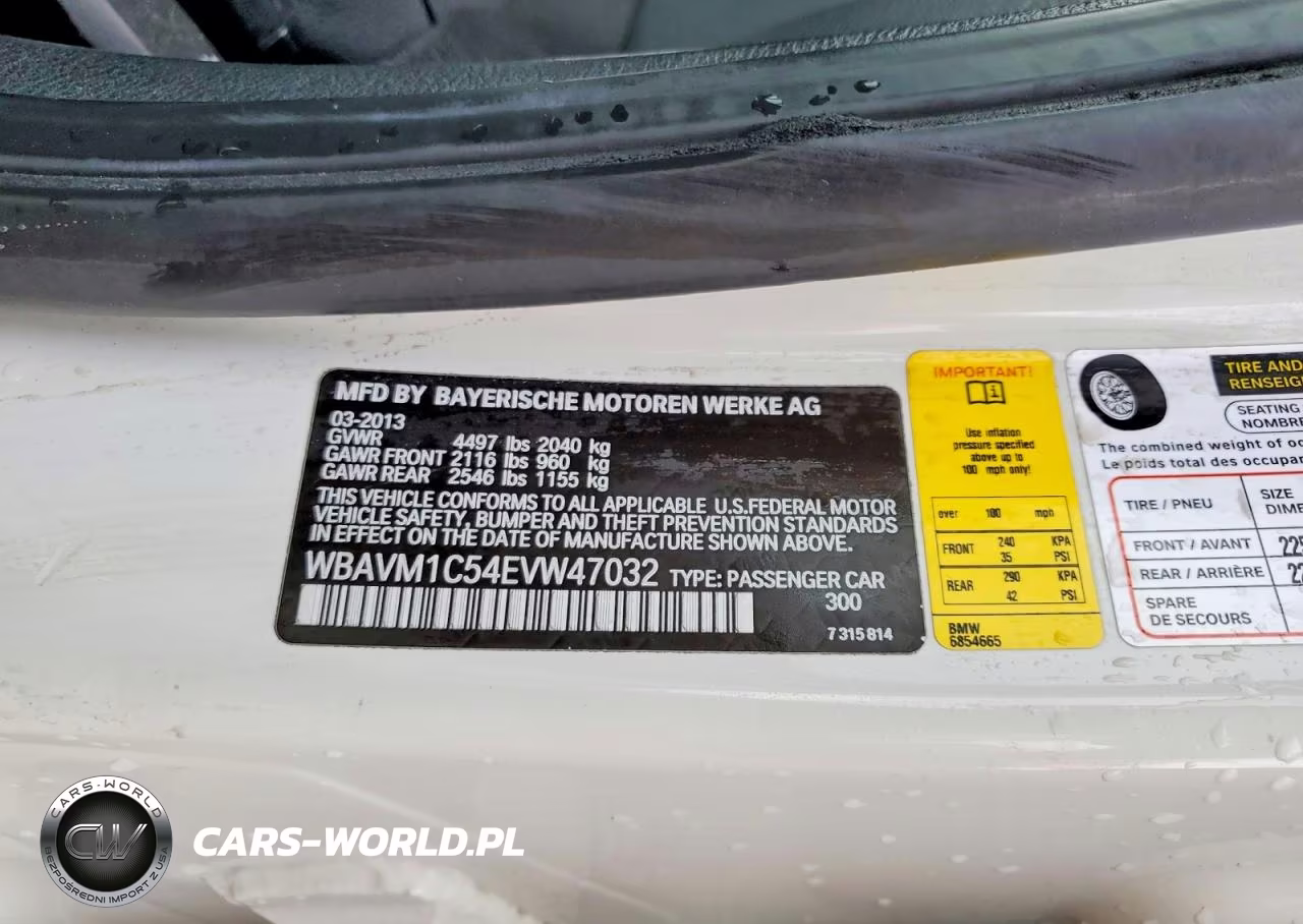 2014 BMW X1 Sdrive28I VIN:WBAVM1C54EVW47032 - 13